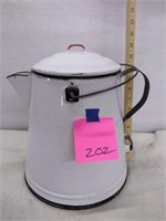 Large granite tea kettle
