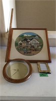 Picture,clock and small picture frame