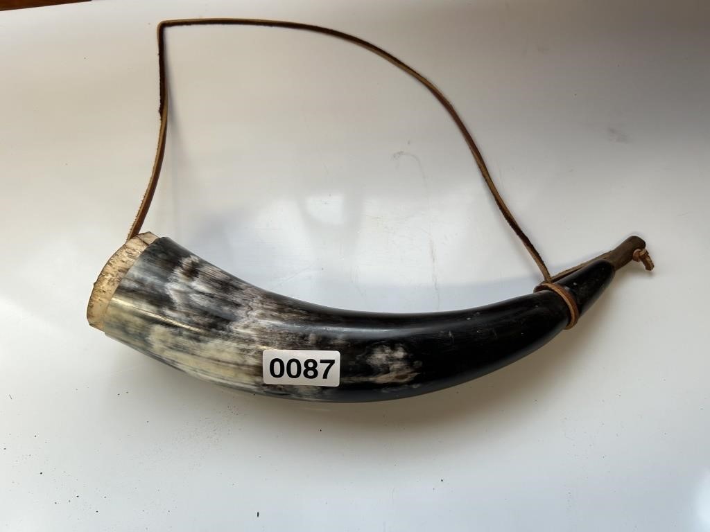 MUZZLE POWDER HORN