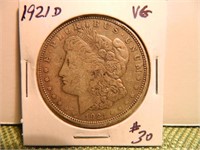 1921-D Morgan Dollar VG