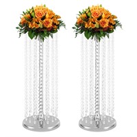 2 Pcs 23.6inch Tall Wedding Centerpieces Flower Va