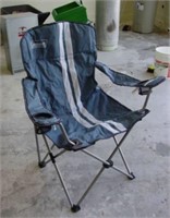 Coleman Blue/White Camp Chair