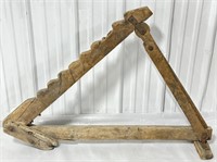 (AA) Wooden Wagon Jack, 28”x40”