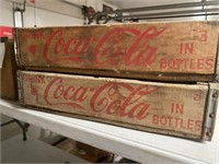 Coca-cola wooden crates