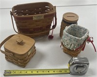 4 - Longaberger Baskets