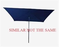 RECTANGULAR PATIO UMBRELLA NAVY RET.$124