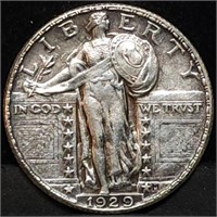1929 Standing Liberty Silver Quarter Nice