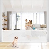 92 Wide Retractable Gate for Dogs & Babies
