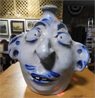 Eldreth Pottery 1998 Second Edition face jug