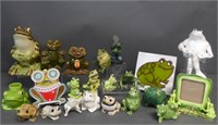 Ceramic Frog Grouping