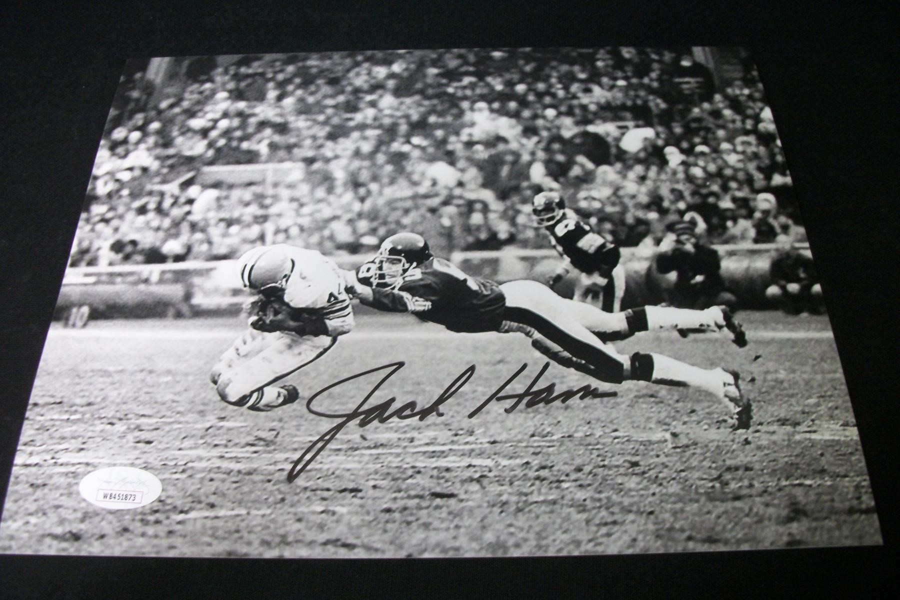 Jack Ham Signed 8x10 Photo JSA Witnessed