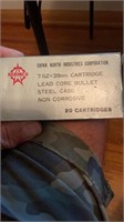 20, 7.62x39, Chinese  lead core bullets