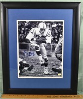 Lenny Moore autographed 2001 print Baltimore Colts