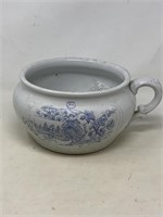 Antique ironstone chamber pot marked T.E.P.P. Co