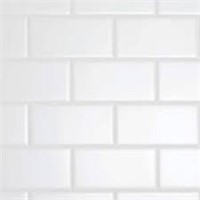 Ceramic Bright White Subway Tile