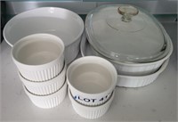 (3) Corning Ware Baking Dishes & More