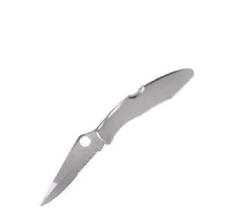 Spyderco Combo Police Model 4 Folding Knife