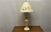 Blue, Pink, & Beige Table Lamp