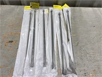 6 Tension Rods - 18"-28"