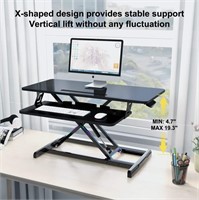 SMUG Converter Standing Desk, 36 inch