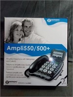 As New in Box Geemarc Ampli550/ 500+ Amplified