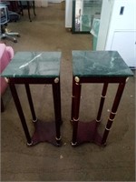 Set of Decorative Accent Tables Measure 12"