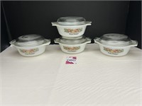 Anchor Hocking Fire King #30 (4) Baking Dishes