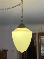 Detroit Public Schools Hanging Glass Pendant Light