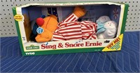 1996 TYCO SESAME ST SING AND SNORE ERNIE