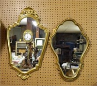 Gilt Framed Mirrors.