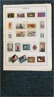 12 Double Sided Pages of US 1970s with Mints &