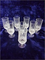 Set of 8 Crystal Goblets