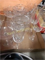 4 boxes of stemware-some crystal