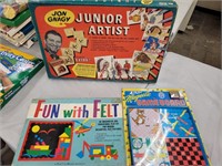 Junior Artist, Fun With Felt and Magnetic Gameboar