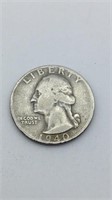 1940D Quarter 90% Silver