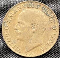 1924 - Italy 5 cents coin