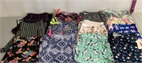 13 PCs. Of Pajama Pants Size 3X, 2XL