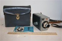 Kodak Brownie 8 Movie Camera f/2.7 w/case