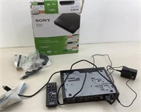 Sony DVD player w/remote  Not tested
