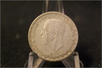 1943 Sweden 1 Krona Silver Coin