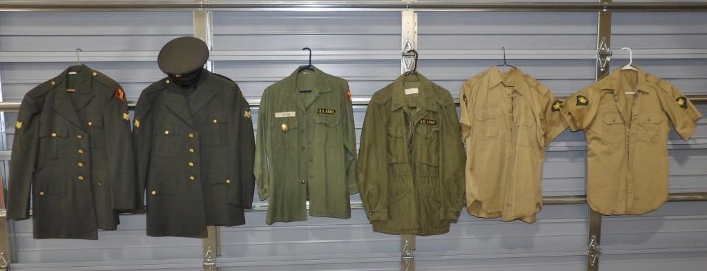 1950s-1960s US Army Coats, Shirts