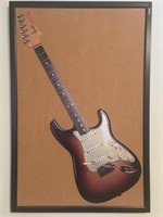 Guitar Puzzle Wall Decor 36”x 24”