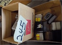 BOX LOT OF  SELF INKING STAMPS