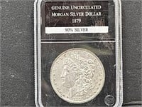 1879 O Graded UNC Morgan  Silver Dollar Coin