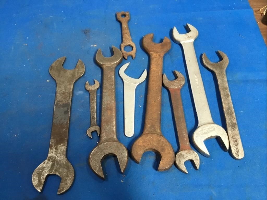 Assortment of wrenches