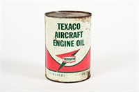 TEXACO AIRCRAFT ENGINE OIL U.S. QT CAN