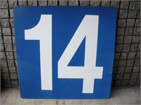 4ft x 4ft Aluminum Prison Bldg. Sign  (#14)