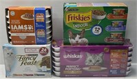 4 Packs of Purina/IAMS Cat Food - NEW