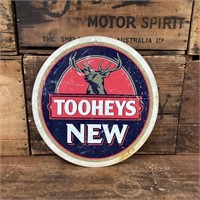 Original Toohets New Tin Sign - 43cm diam