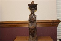 A Wooden Statue